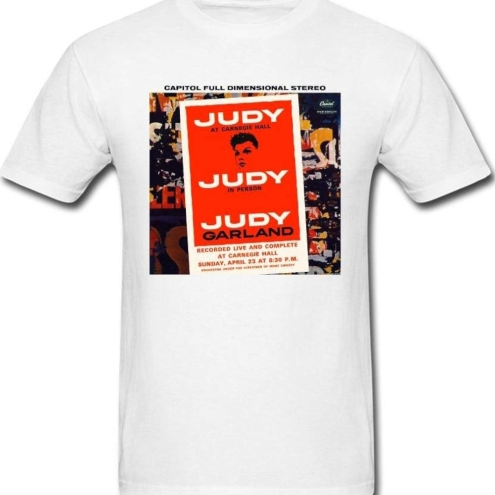 White Graphic Judy GARLAND T-Shirt XxL